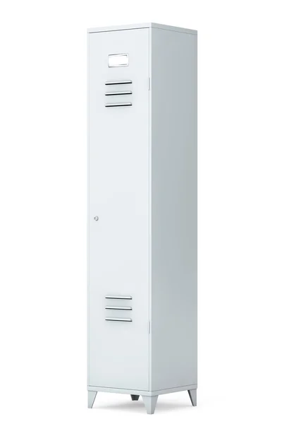 Grey Metal Locker — Stok fotoğraf