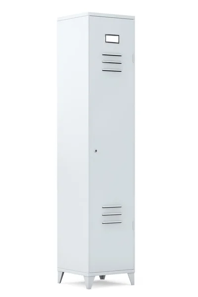 Grey Metal Locker — Stok fotoğraf