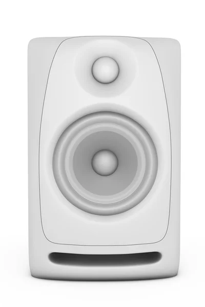 Nahaufnahme Audio-Lautsprecher. 3D-Darstellung — Stockfoto