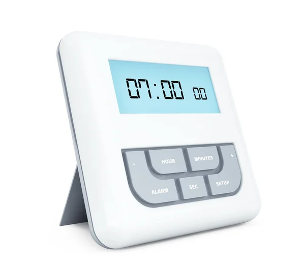 Digital Alarm Clock with LCD Display — Stock Photo, Image
