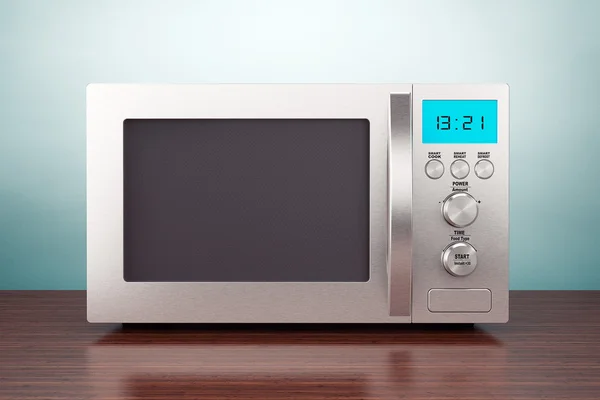 Old Style Photo. Microwave Oven — Stock Photo, Image