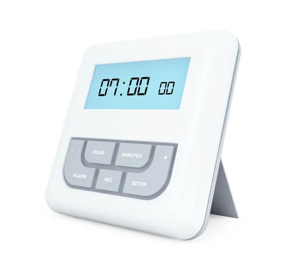 Digital Alarm Clock with LCD Display — Stock Photo, Image