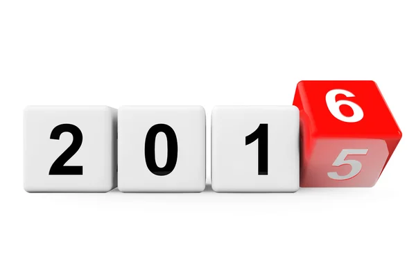 Overgang van het jaar 2015 tot en met 2016 — Stockfoto