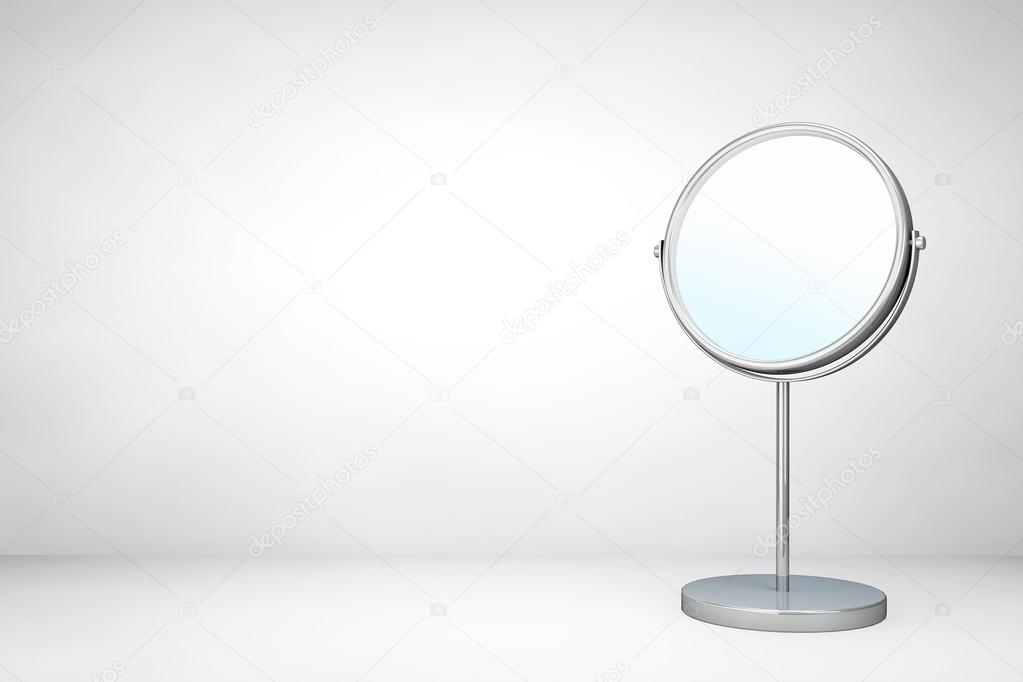 Chrome Makeup Mirror