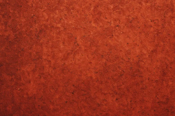 Endüstriyel Güç ve Doku Konsepti. Kırsal Kırmızı Metal Yüzeyi Yaşlanmış Kalıplarla Aşırı Kapalı