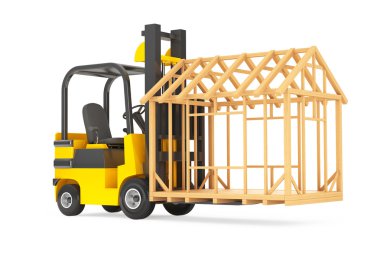 Forklift kamyon taşıma çerçeve ev