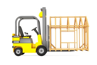 Forklift kamyon taşıma çerçeve ev