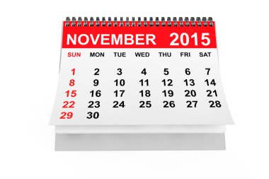 Takvim Kasım 2015