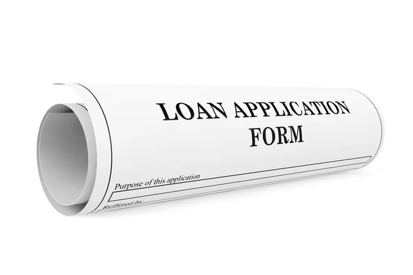 Loan Application Form — Stock Photo, Image