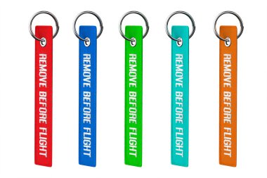 Uçuş etiketlerinden önce multicolour Kaldır