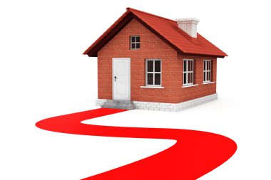 Kırmızı yol evine 