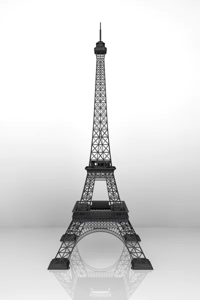 13 November 2015 Concept. 3d Eiffel tower — Stock Photo, Image