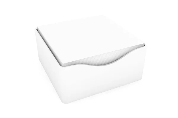 Notas adesivas em branco Adesivos com um suporte Casos — Fotografia de Stock