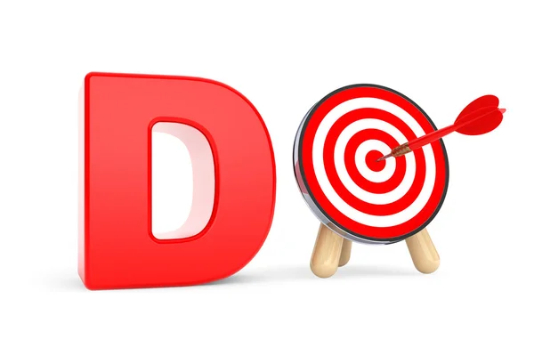 Darts Target as Do Sign — Stock Photo, Image