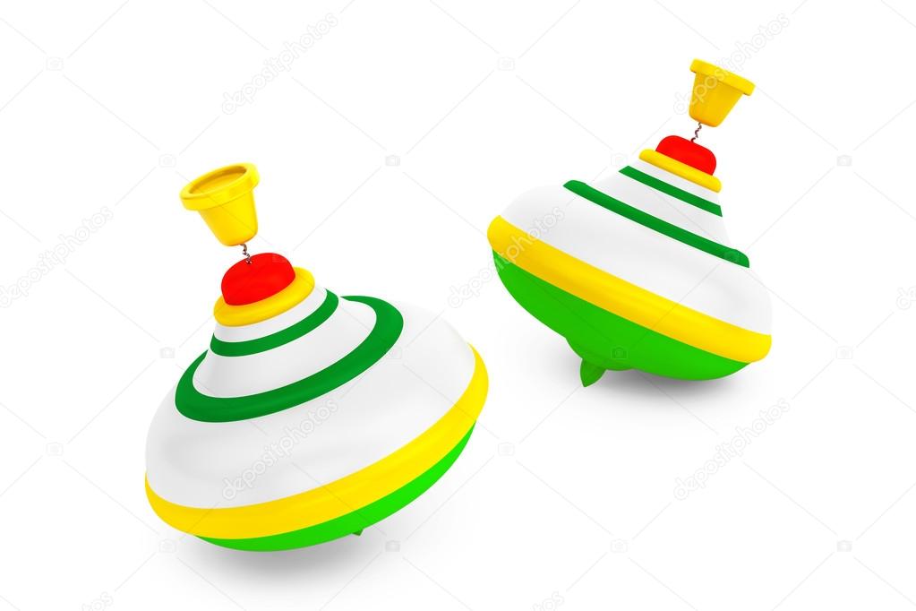 Striped Whirligig Toys 