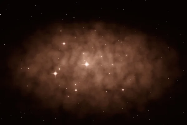 星と銀河の宇宙空夜 — ストック写真