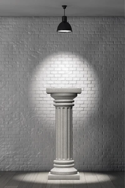 Steen klassieke Griekse kolom — Stockfoto