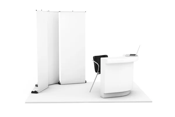 Trade Commercial Exhibition Stand — Stock Photo, Image