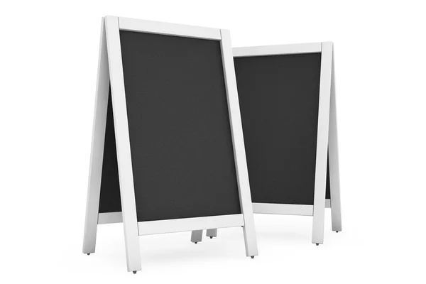 Blank Menu Blackboards Outdoor Display — Stock Photo, Image