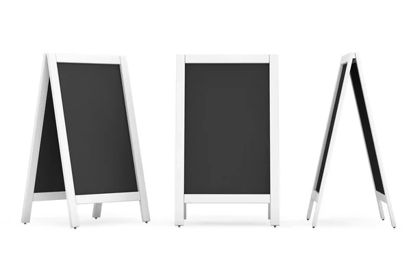 Blank Menu Blackboards Outdoor Display — Stock Photo, Image