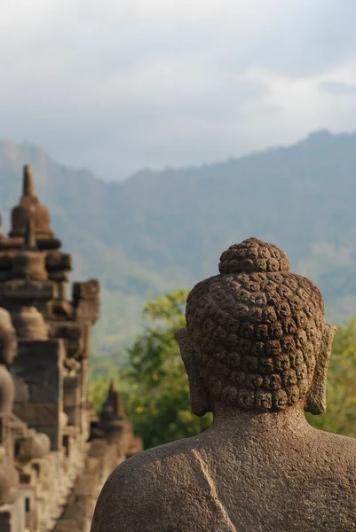 Ancient Buddhist temple, the Borobodur — Stock Photo, Image