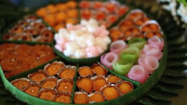 Yapay Thai tatlılarına yakın çekim