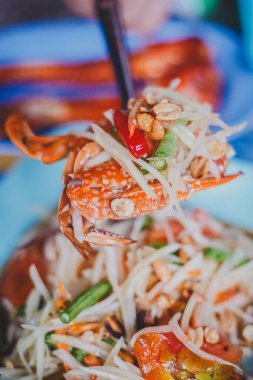 Tayland Yeşil Papaya Salatası, Papaya Salatası, Baharatlı