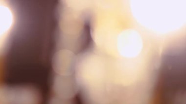 Yumuşak ışık arkaplan illüstrasyonlu soyut bokeh ışıkları