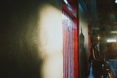 Budizm dininin tılsımı olarak kullanılan Buda heykeli.