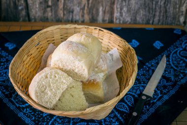 Taze pişmiş Japon Yumuşak ve Yumuşak Beyaz Ekmek
