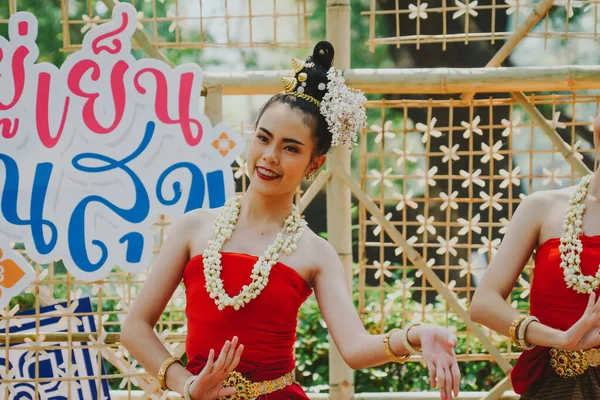 Chiangmai Thailand 2019 Április Hagyományos Lanna Kultúra Show Chiang Mai — Stock Fotó