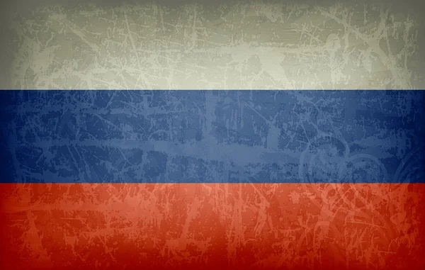 Az orosz zászló illusztráció — Stock Fotó