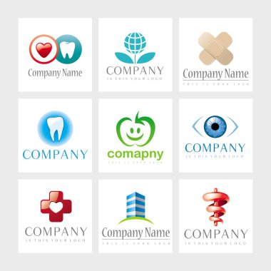vektör logo tasarım öğeleri