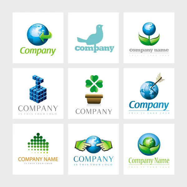 Éléments de conception de logo vectoriel — Image vectorielle