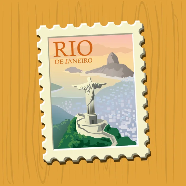 Sello Rio de Janeiro — Vector de stock