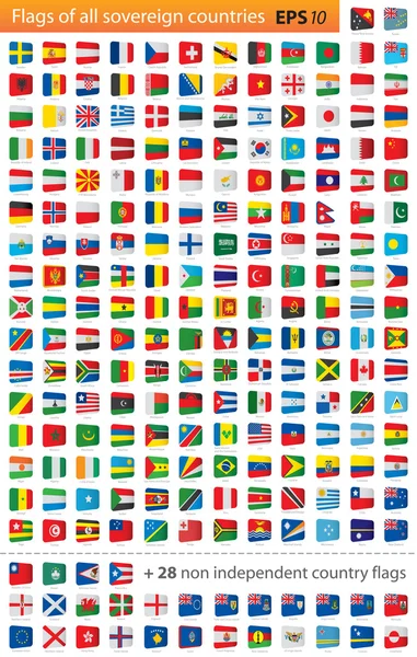 All flags — Stock Vector
