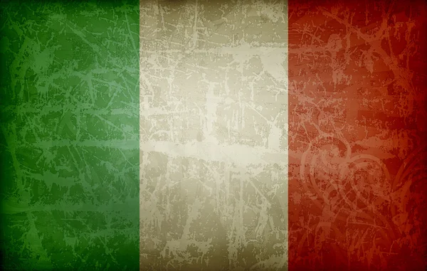 Olasz zászló illusztráció — Stock Fotó