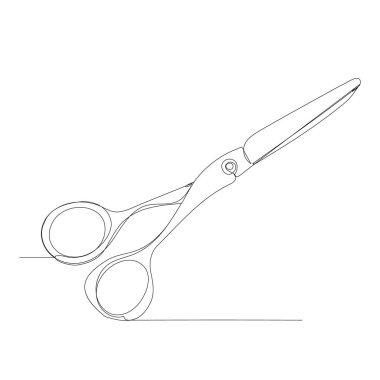 Kelebek çizimi kesintisiz bir çizim, izole edilmiş, vektör