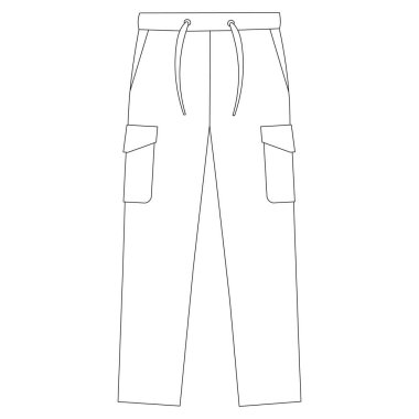 kontur, spor pantolonu çizimi