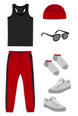 Erkek giysisi takımı.