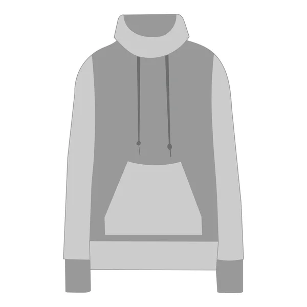 Vektor Isoliert Herren Mode Hoodie — Stockvektor