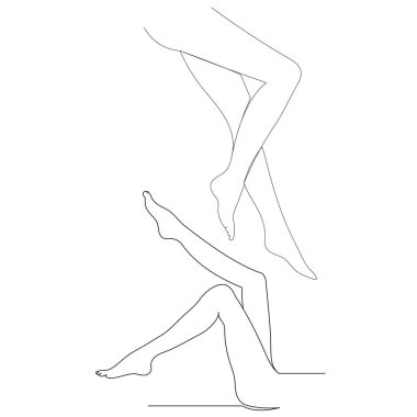 Sürekli kadın ayağı çizimi çiziyor.