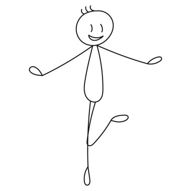 münzevi, sopa figürü, insan sevinir