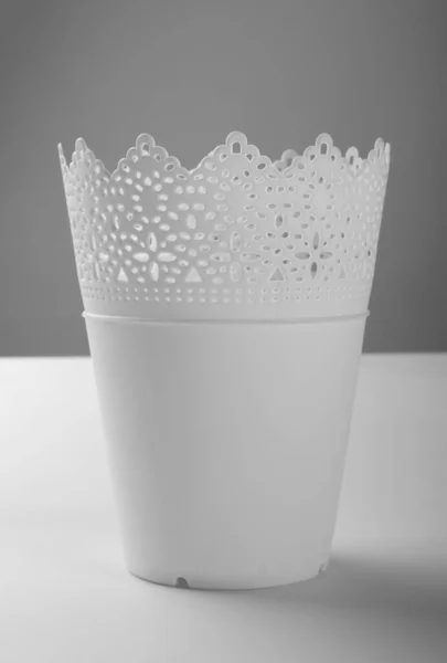 Boş Plastik Saksı Manzara — Stok fotoğraf