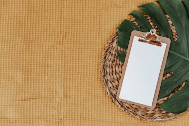 Düz pano ve canavar yaprağı vardı. Asgari planlama arkaplanı, hedefler, metin için alan