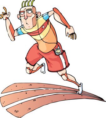 Genç Sprinter çalıştıran