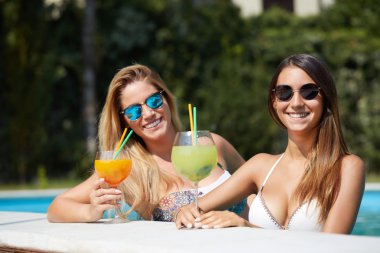 Yüzme Havuzu, rahatlatıcı kadın