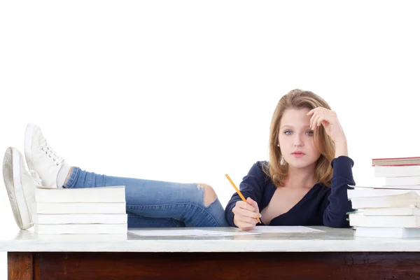 Estudiante decir ok —  Fotos de Stock