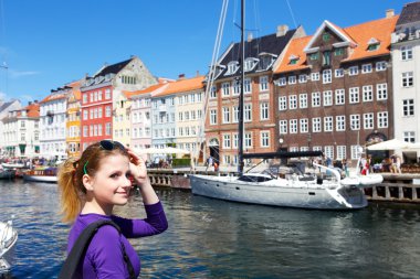 Nyhavn, Kopenhag Danimarka turist