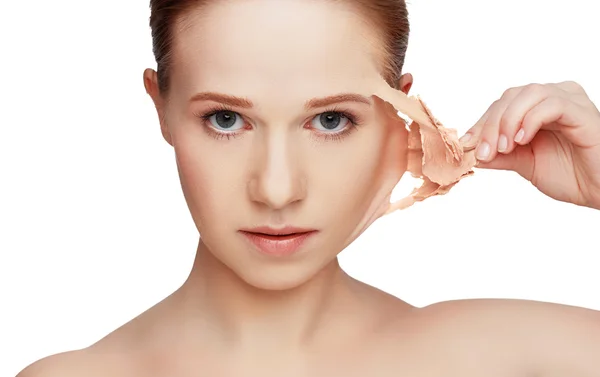 Beauty concept verjonging, vernieuwing, huidverzorging, huidproblemen — Stockfoto